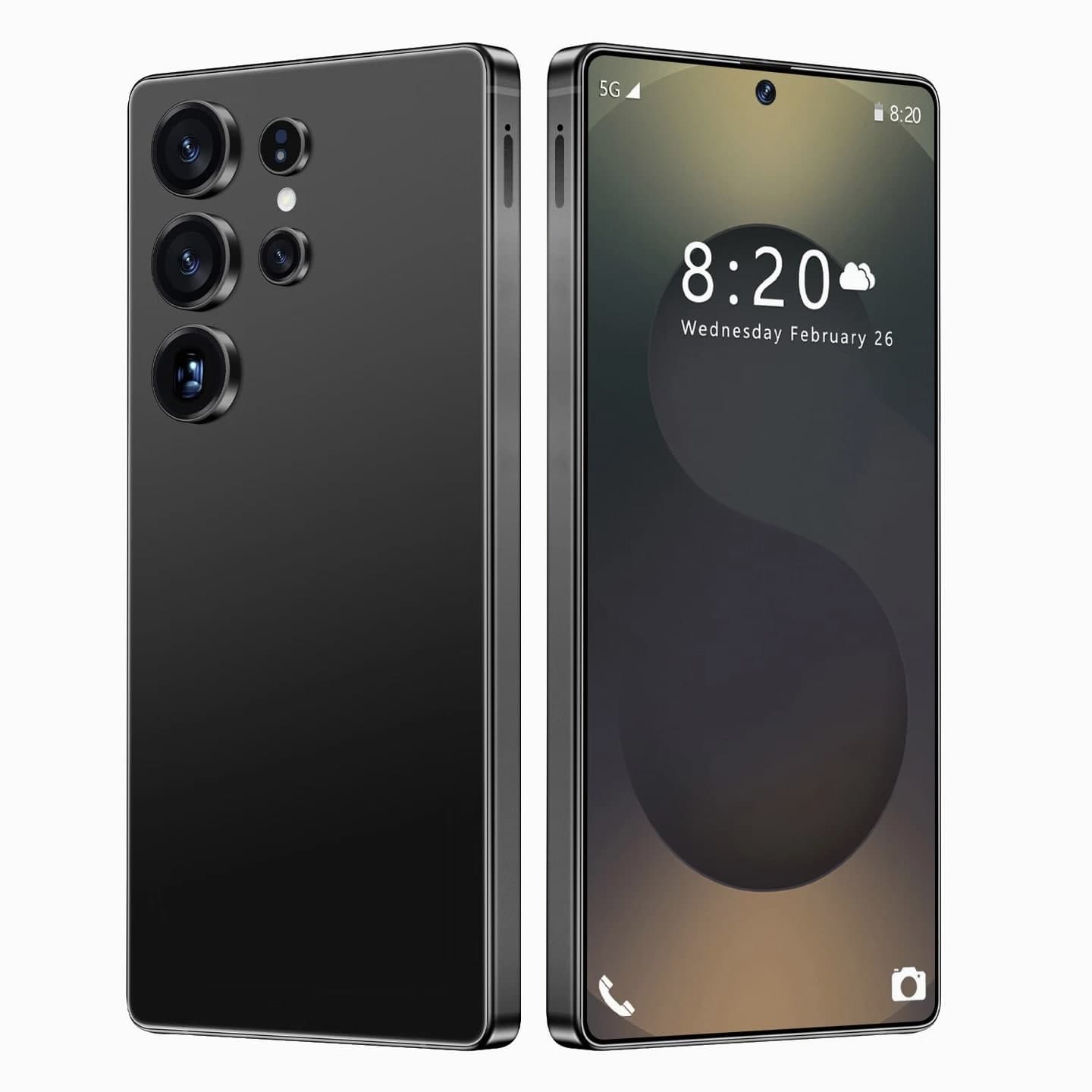 Unlocked Cell Phone G25 Ultra 128GB 5G Dual SIM Smartphone Android 15