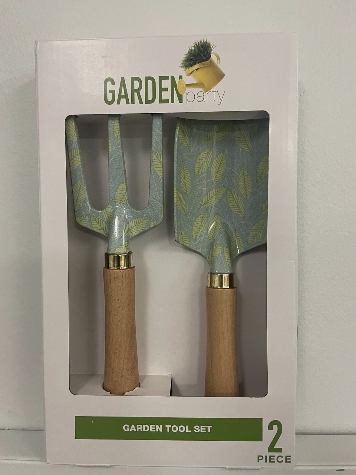Garden Party Green Floral Tools Kit - Home Tool Equipment 2 Piece Garden Set