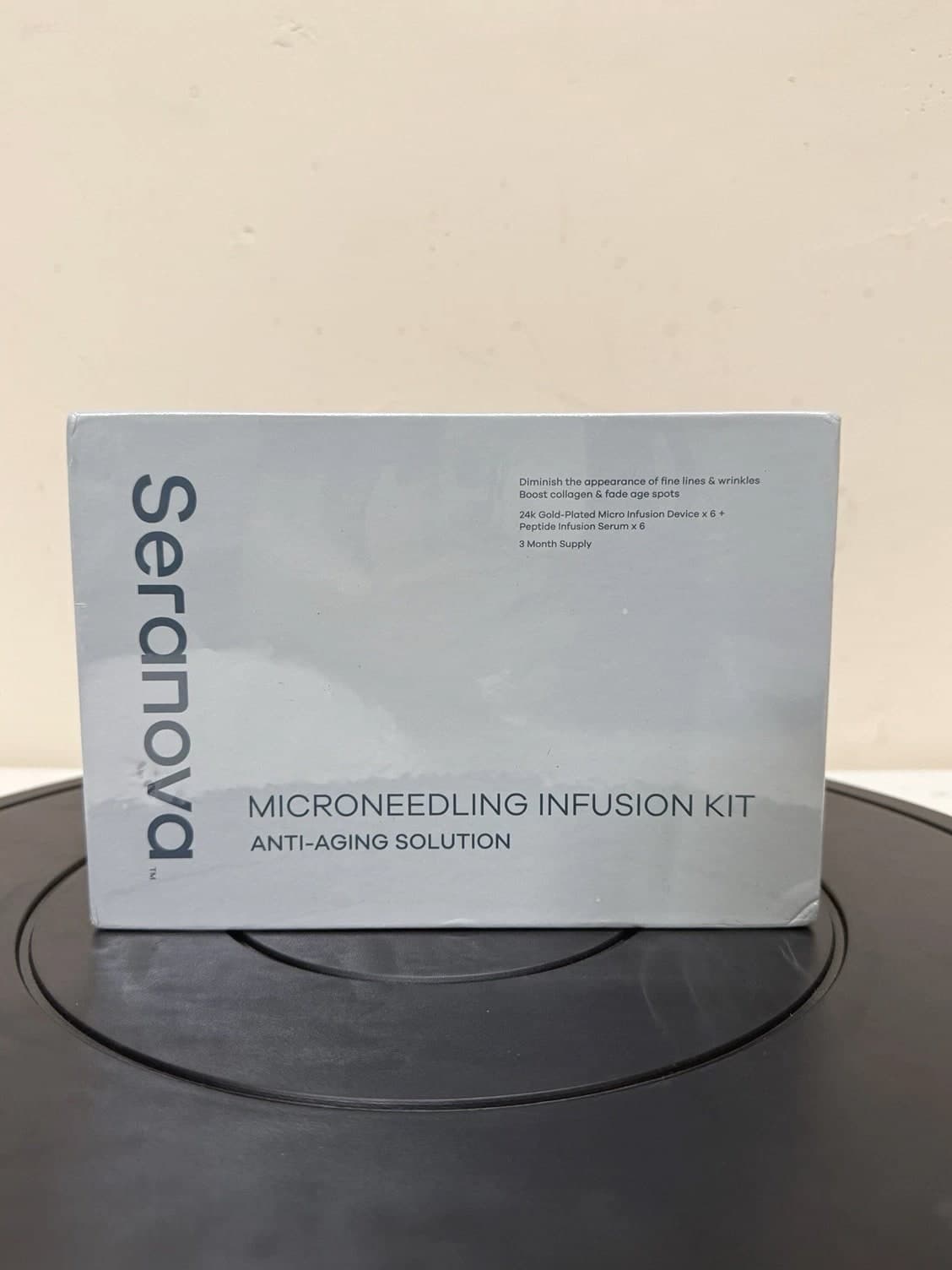 Seranova Microneedling Infusion Kit, Anti-Aging Solution, 3 Month Supply, 2028 Sealed