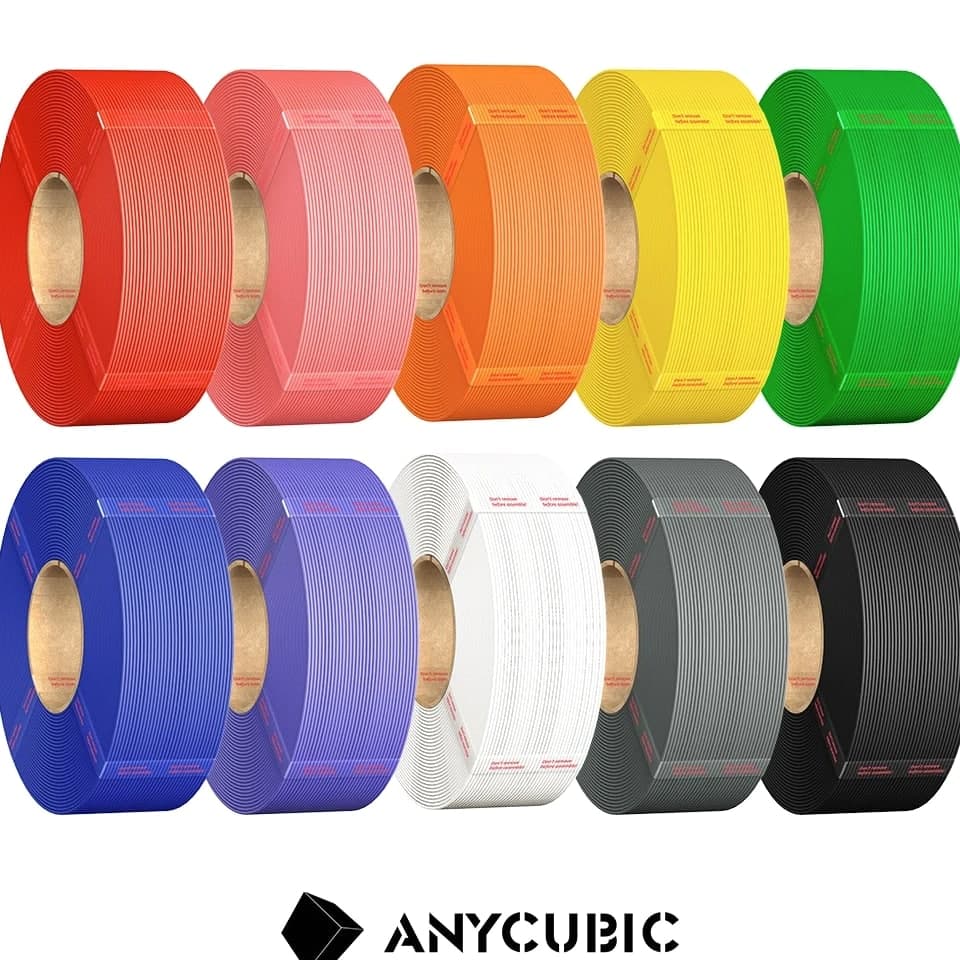 ANYCUBIC Spoolless PLA / PLA+ / PETG Filament Refill 1.75mm - 3D Printer Material Lot