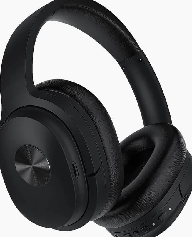 SE7 Active Noise Canceling Headphone Bluetooth Wireless, Deep Bass, 30hr Playtime