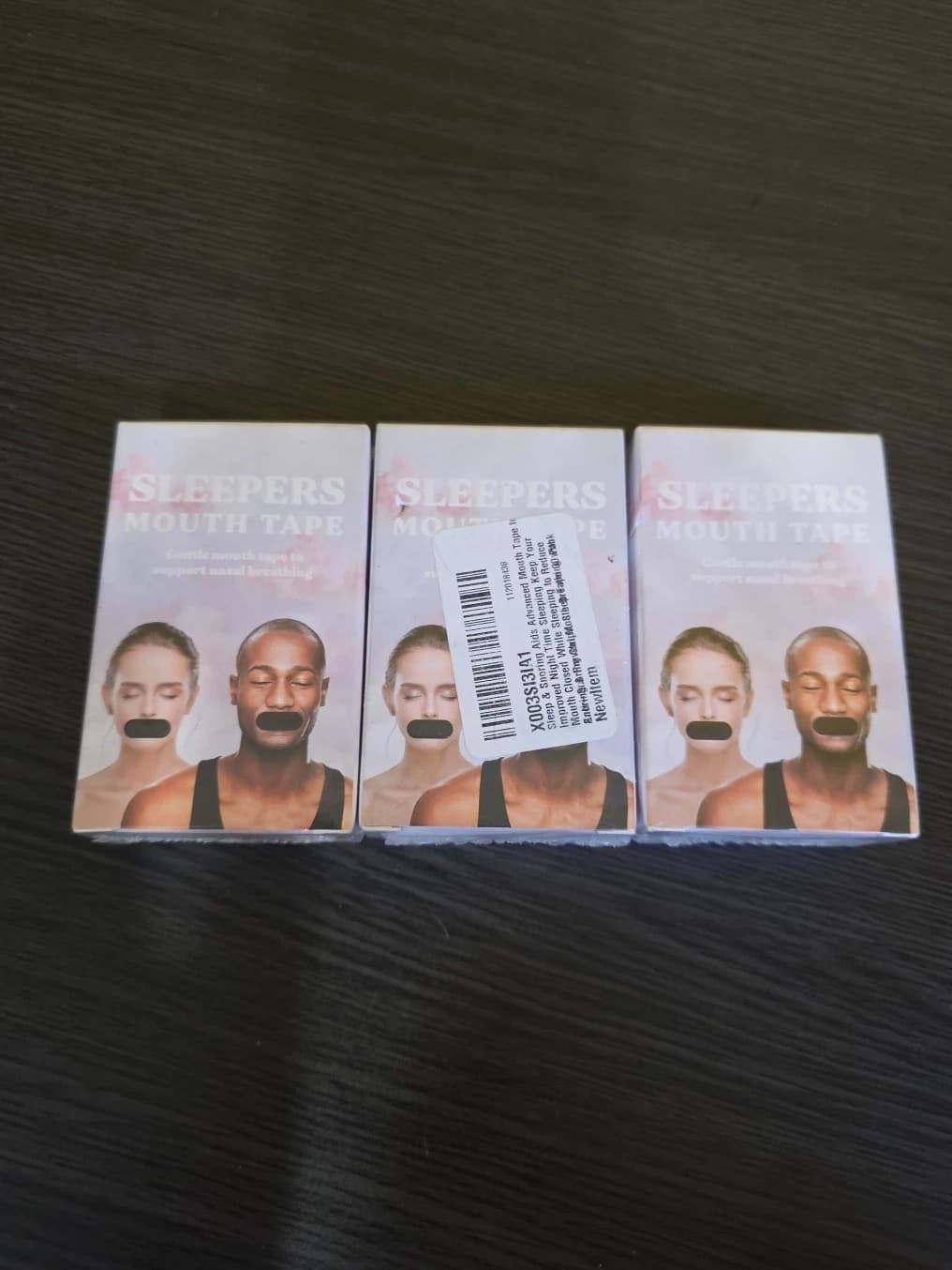 3 Pcs Mouth Tape 90 Strips Gentle for Better Nose Improved Breathing-Effect