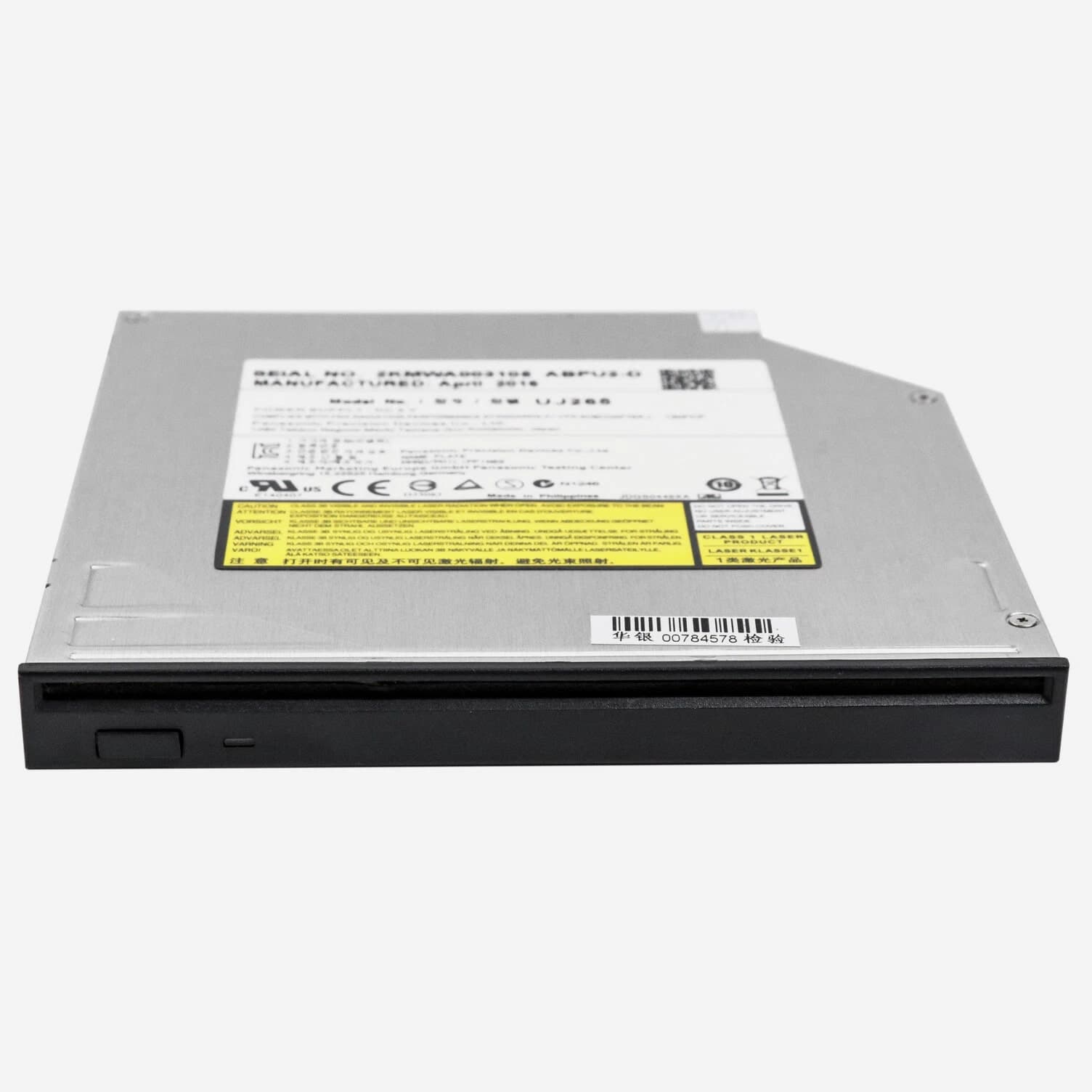 Panasonic UJ265 Slot Load Blu-ray Burner Player 12.7mm SATA Optical Disc Drive