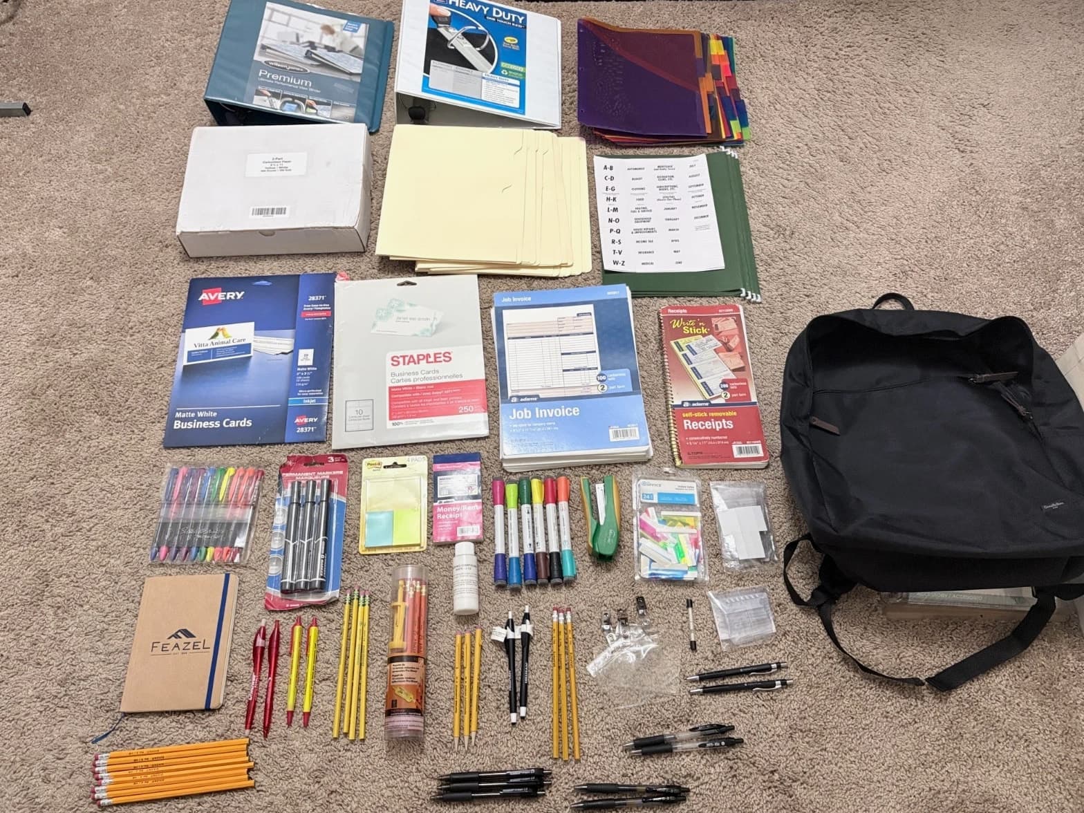 Office and Business Supplies Mixed Lot...