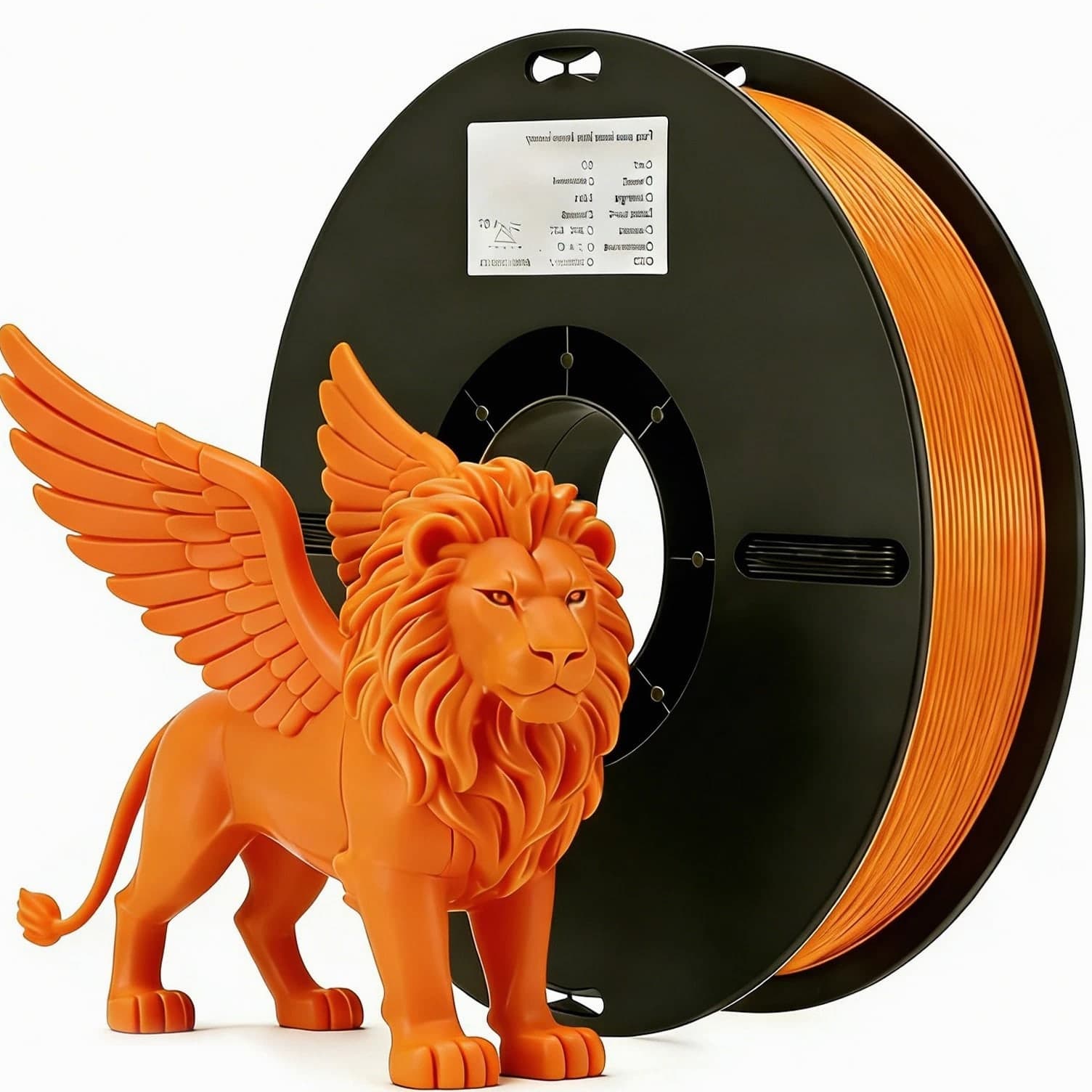 3D Printer Filament PETG 1.75mm 1 KG Orange Single Roll