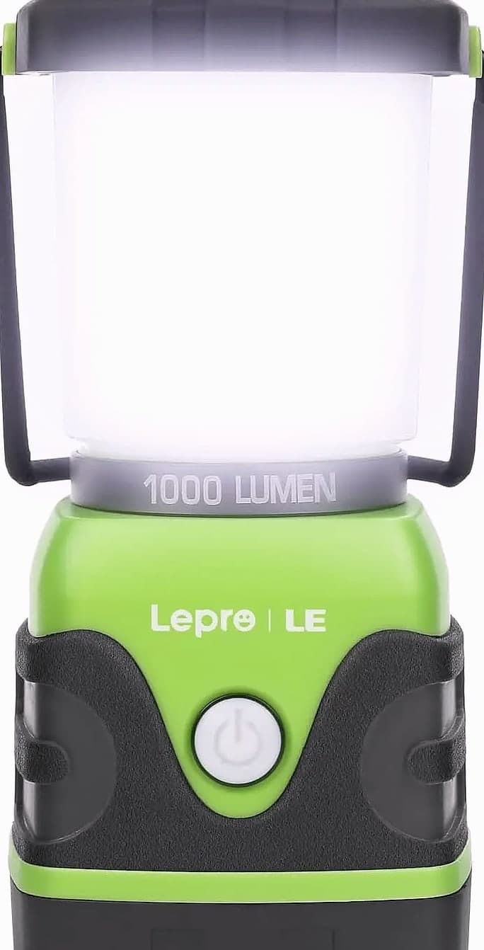 1000LM Waterproof Camping Lantern with 4 Light Modes