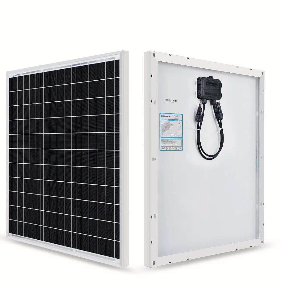 Renogy 50W 12V Monocrystalline Solar Panel for RV