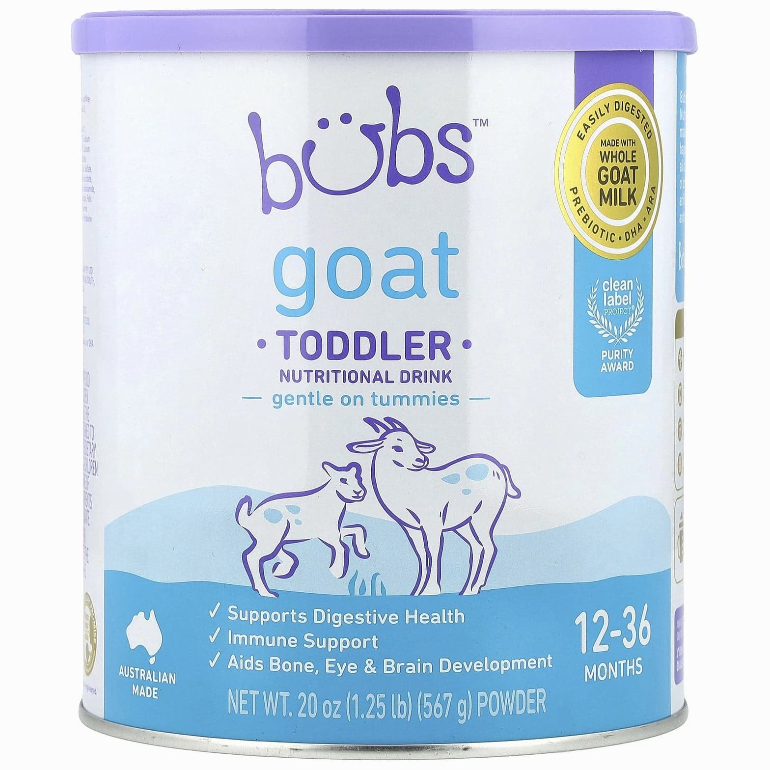 Goat Toddler Nutritional Drink Powder 12-36 Months 20 oz (567 g)