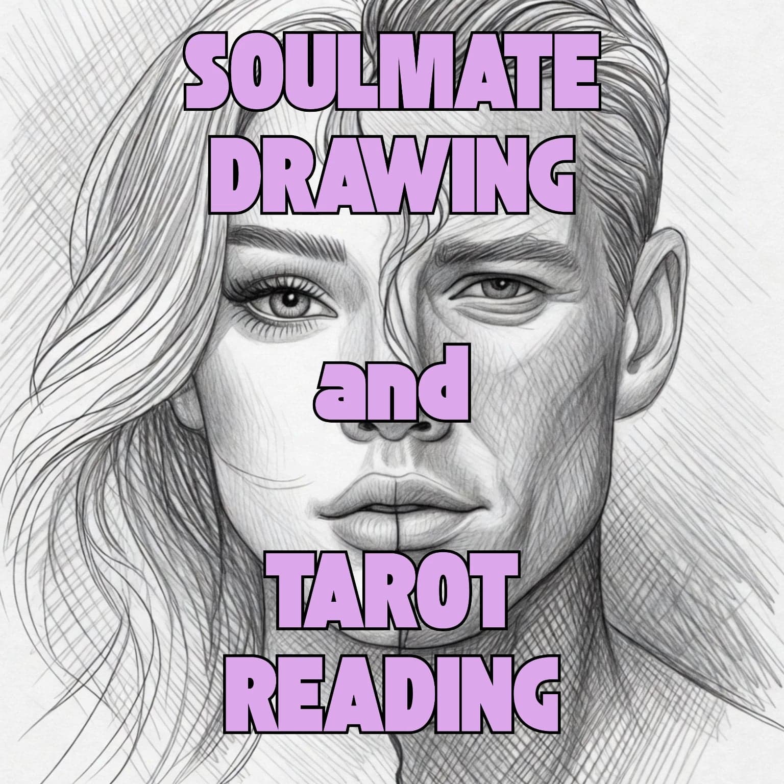 Soulmate Drawing and Psychic Tarot Love Reading; Detailed Future Partner