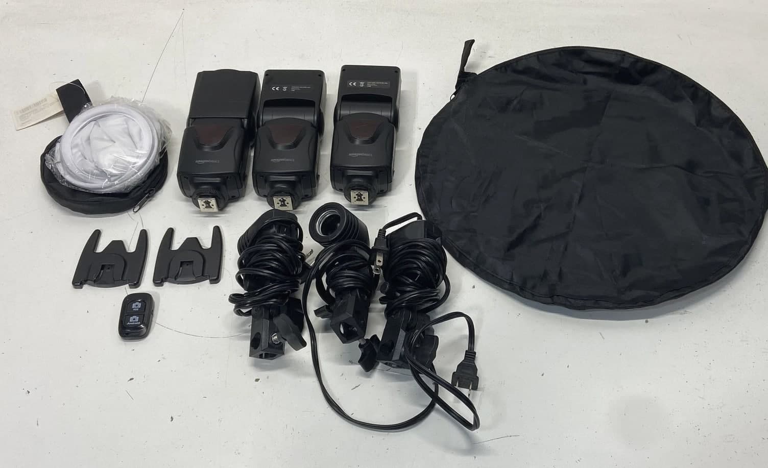 Assorted Lot - Camera Flashes and Studio Lights