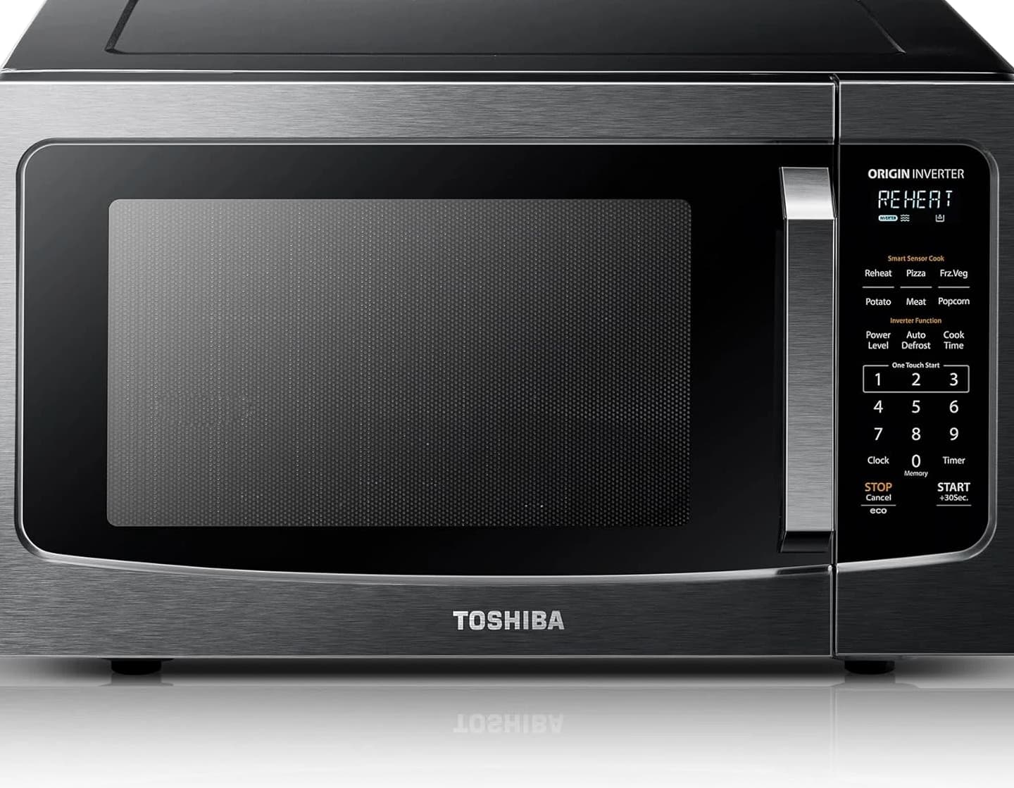 1.2 Cu Ft 1000 Watt Countertop Microwave Ovens Smart Humidity Sensor - 10 Power Levels