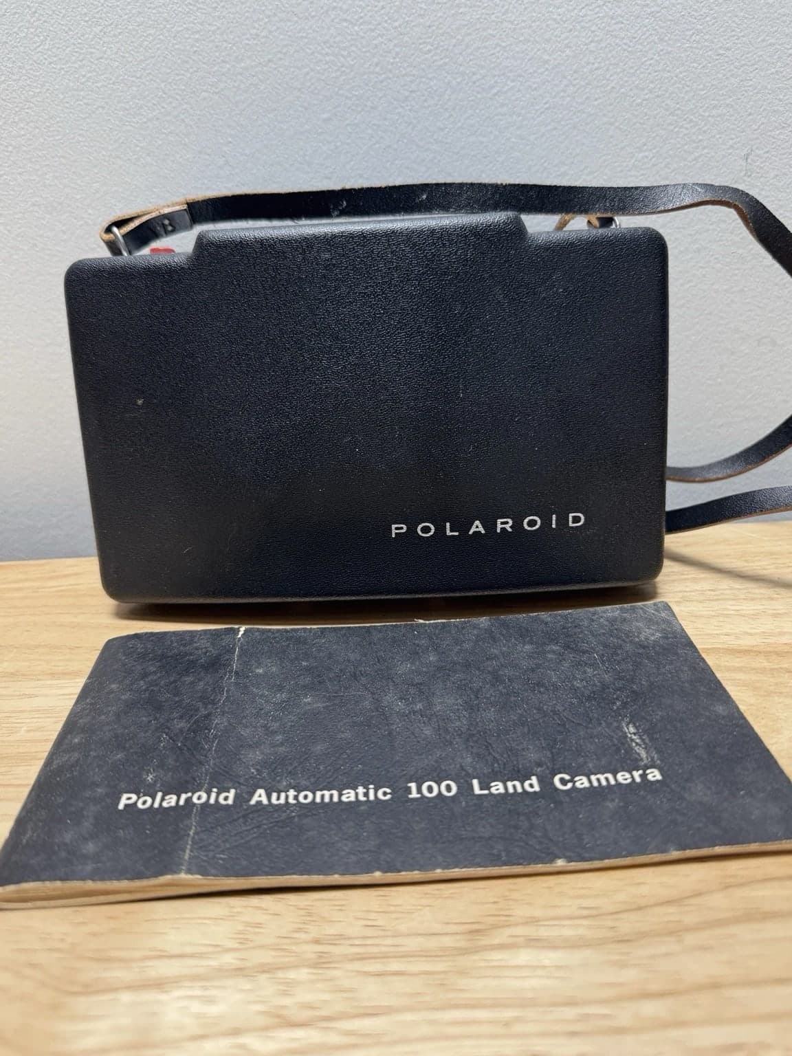 Vintage Polaroid Model Automatic 100 Land Camera w/ Manual - UNTESTED