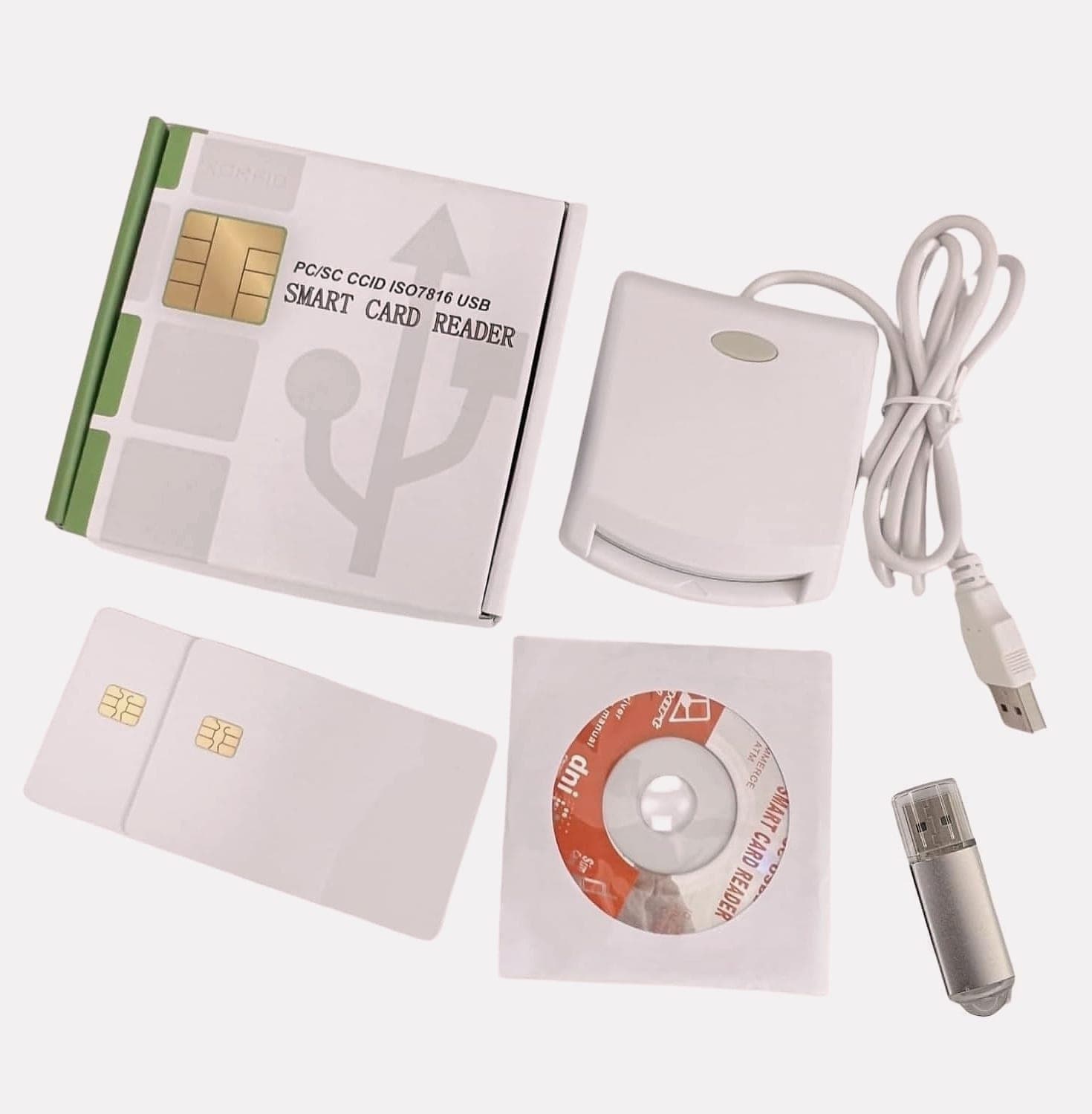 XCRFID SCRN99 ISO7816 Contact Chip Card Reader Writer USB