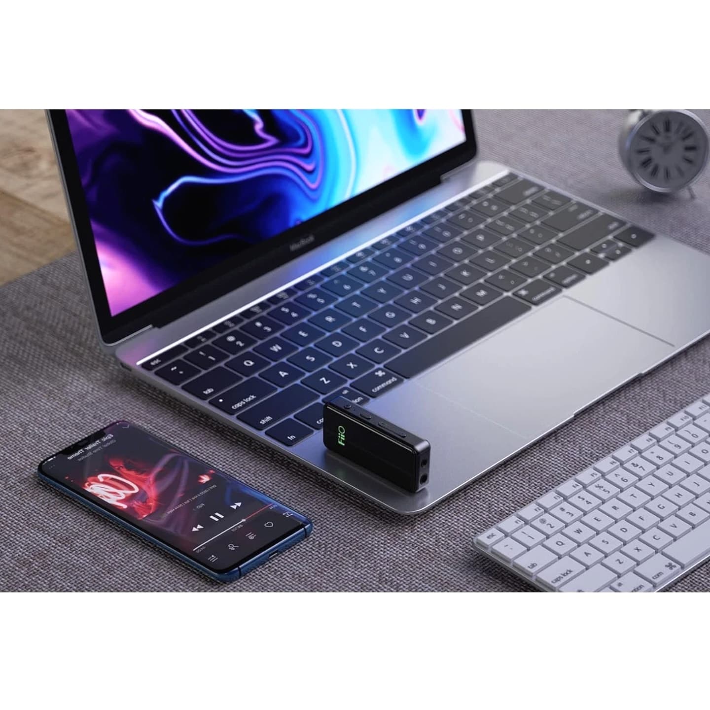 Dual DAC Bluetooth Amplifier High-Resolution Support - Black