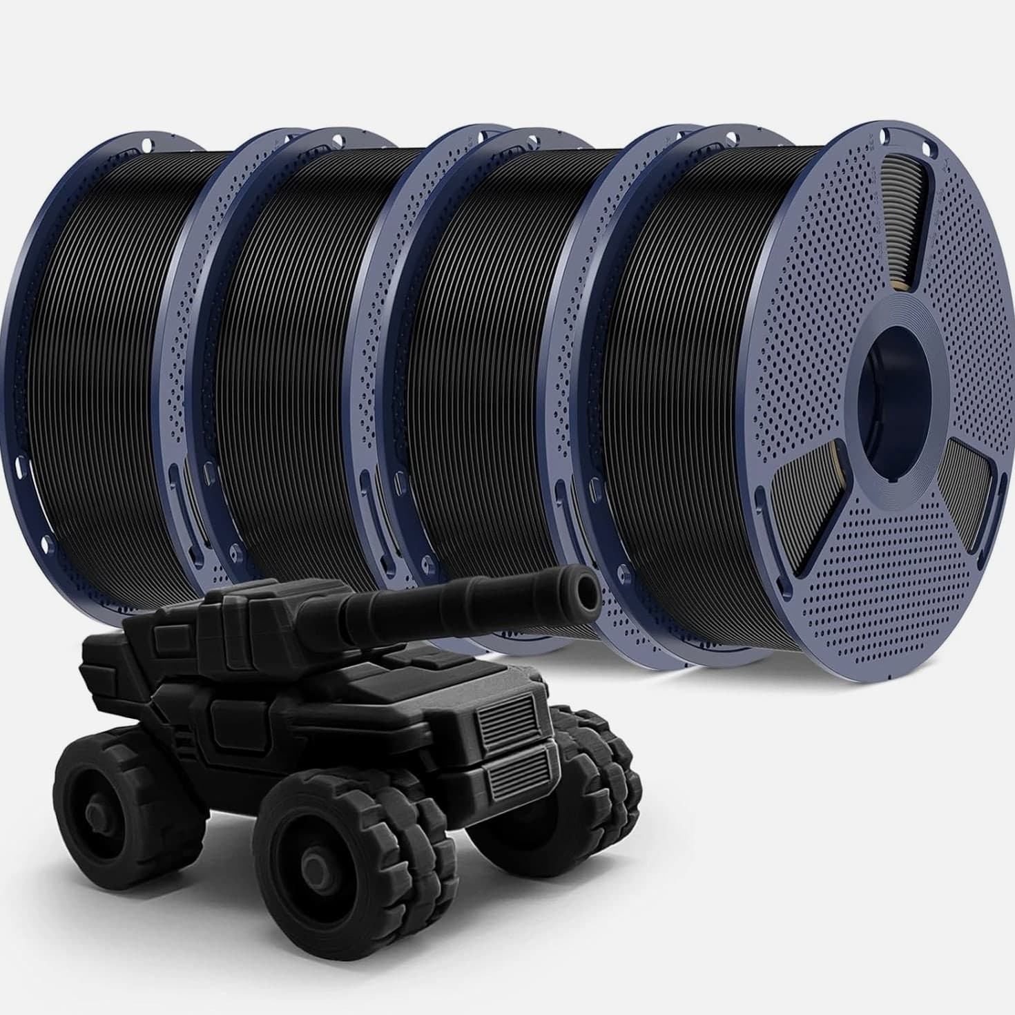 PETG Filament 1.75Mm, Ultra Tough, Heat Optimized, Odorless, 4Kg (8.8Lbs) SUNLU