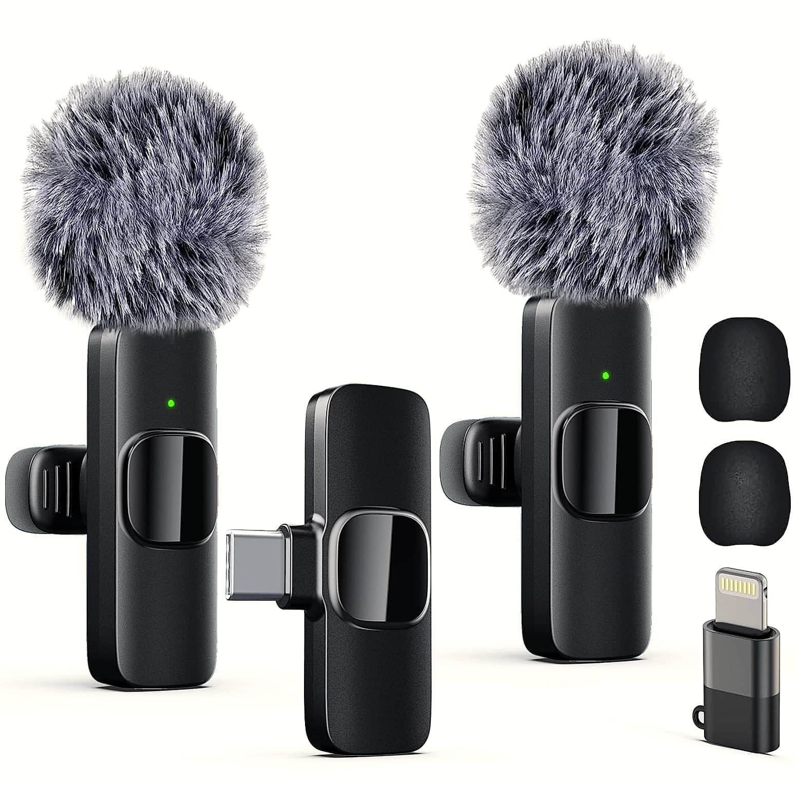 Labstandard Wireless Lavalier Microphone for iPhone and USB-C