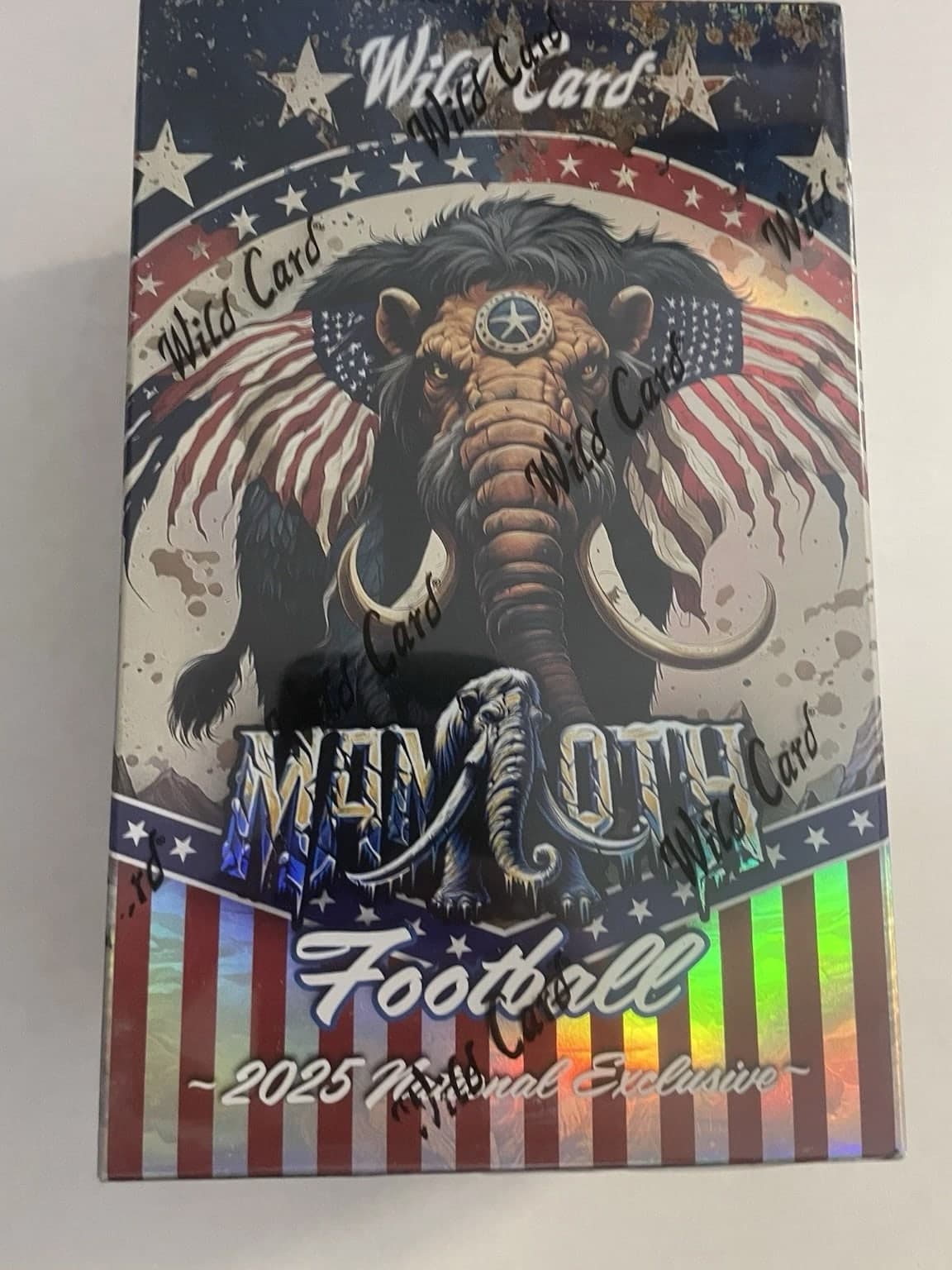 2025 Wild Card American Mammoth NSCC Exclusive Jumbo Hobby Box 4x6 Factory Sealed