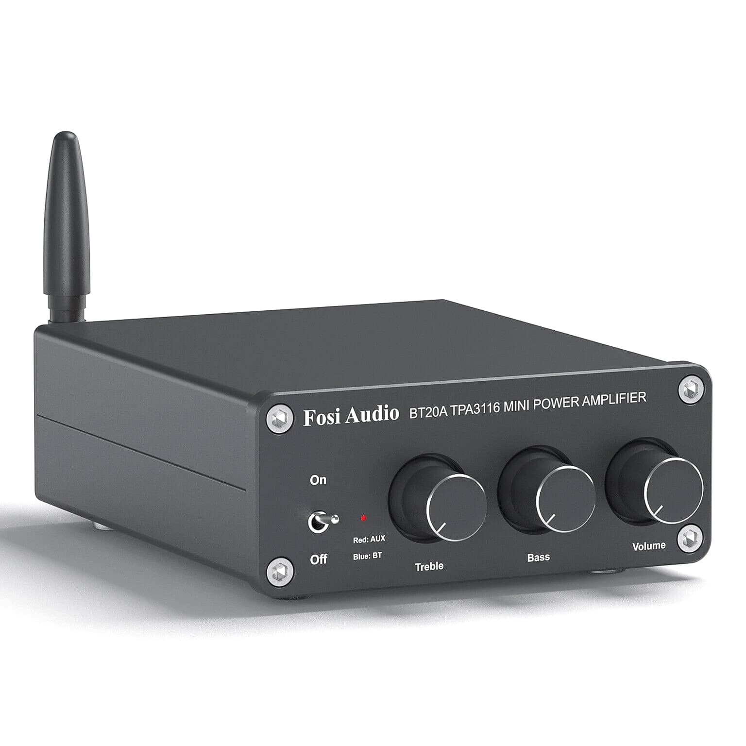 Fosi Audio BT20A Bluetooth 5.0 Stereo 2.0CH Amplifier Receiver Mini Hi-Fi Audio