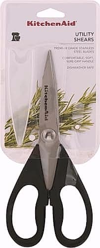 KitchenAid All-Purpose Kitchen Shears, 8.72 Inch Stainless Steel Scissors