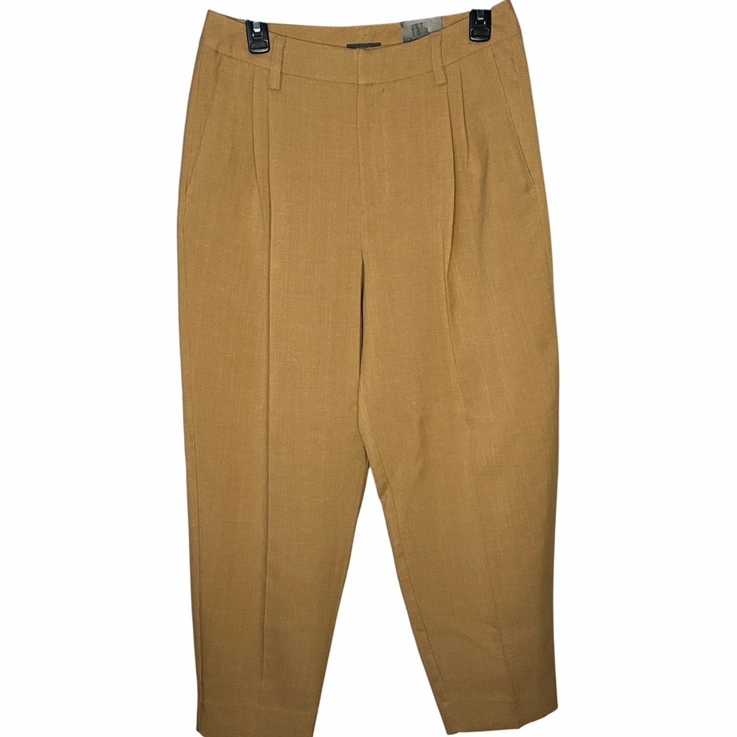 Worthington Women's Barrel Leg Mid Rise Dress Career Pants Size 6 Pumpkin Ale NWT