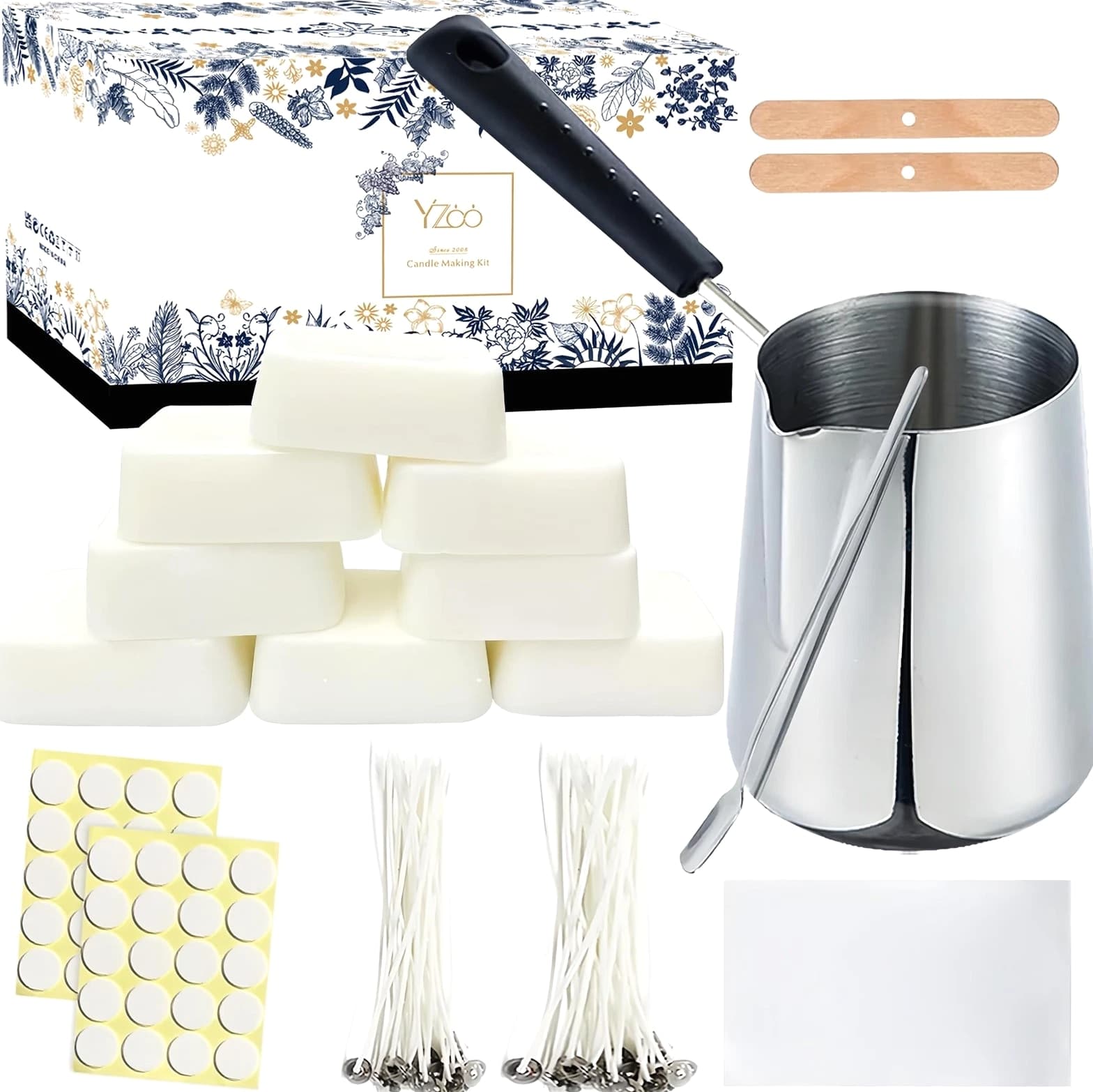 Candle Making Kit for Beginners Adults, Medium Candle, Multi-Color