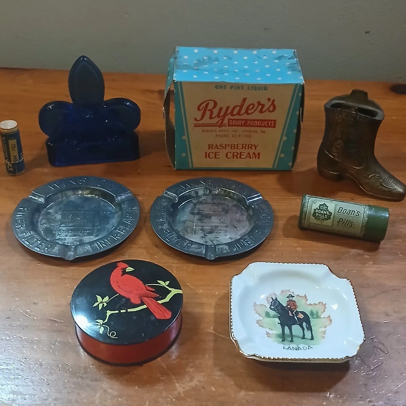 Collection Of 9 mixed Antique and Vintage Items