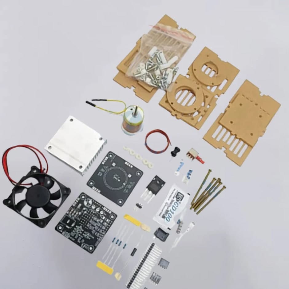HFSSTC Tesla Coil High Frequency Electronic Candle-Shaped Power Supply DIY Kit