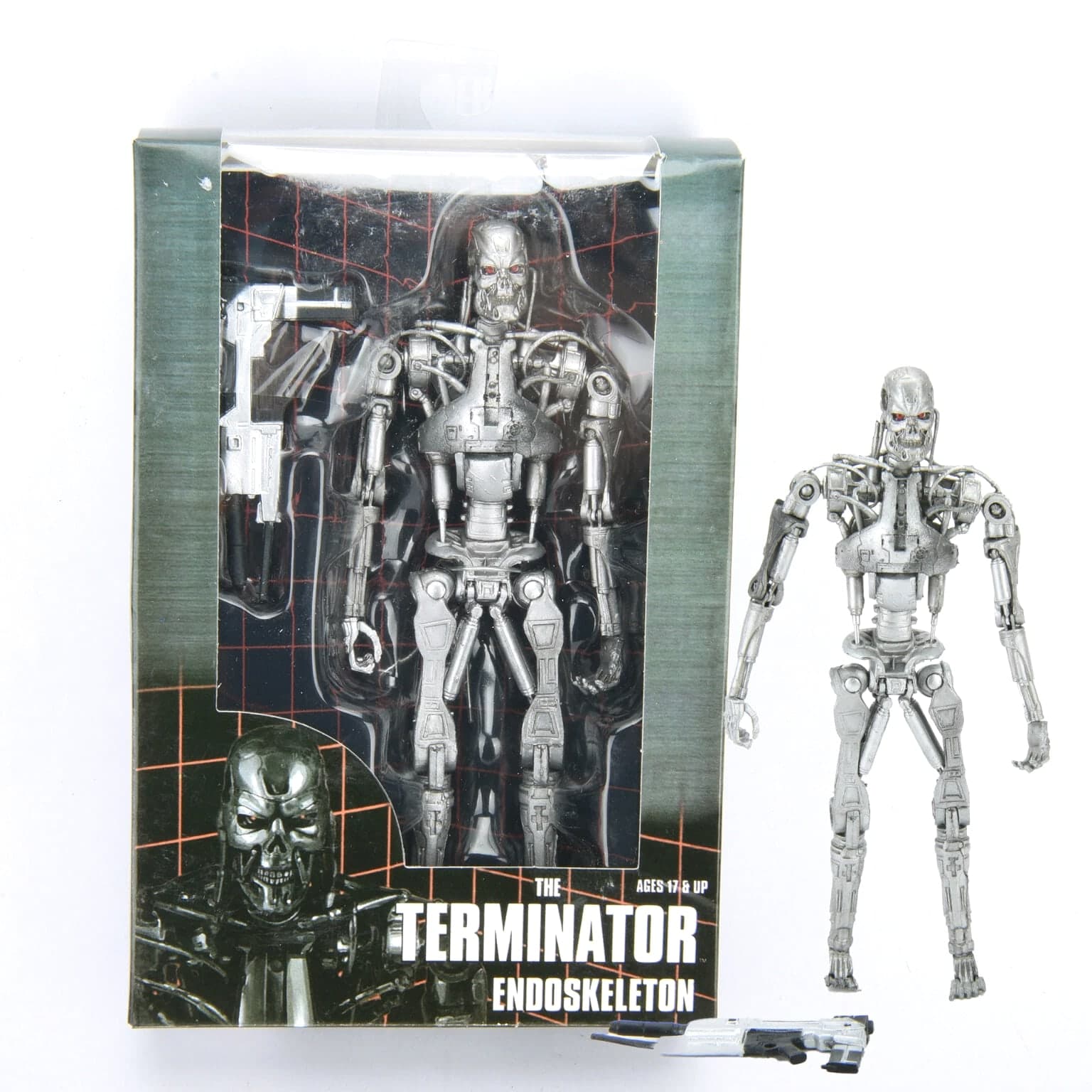 The Terminator 2 Endoskeleton T-800 Arnold Schwarzenegger Action Figure Toy