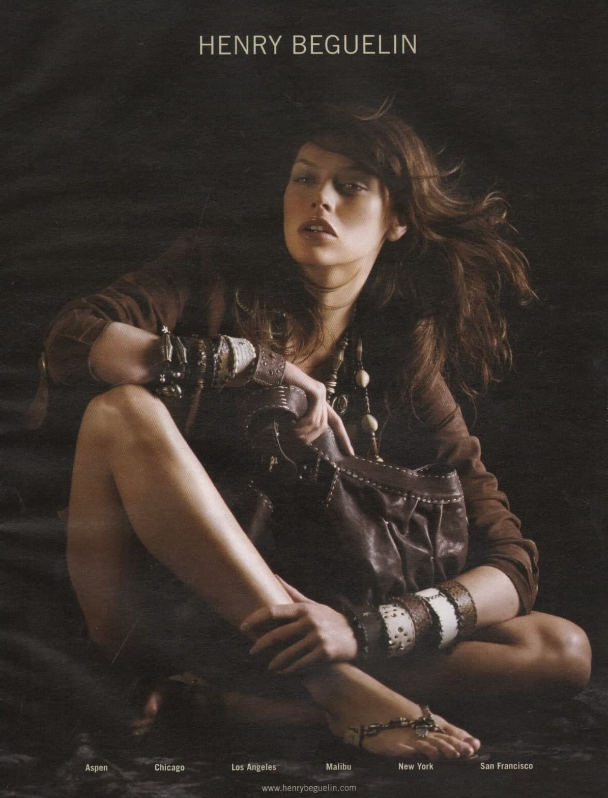 2007 Original Henry Beguelin Women's Fashion Clothing Accessories Print Ad