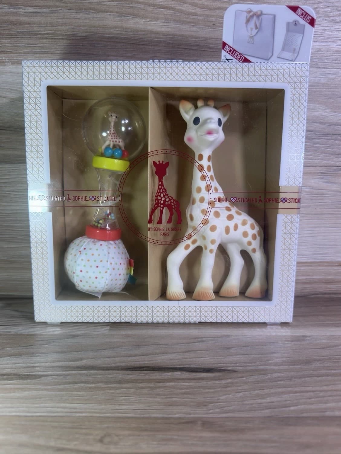 Sophie la Girafe Baby Rattle & Teether, Multicolor, 0m+, Animals Theme