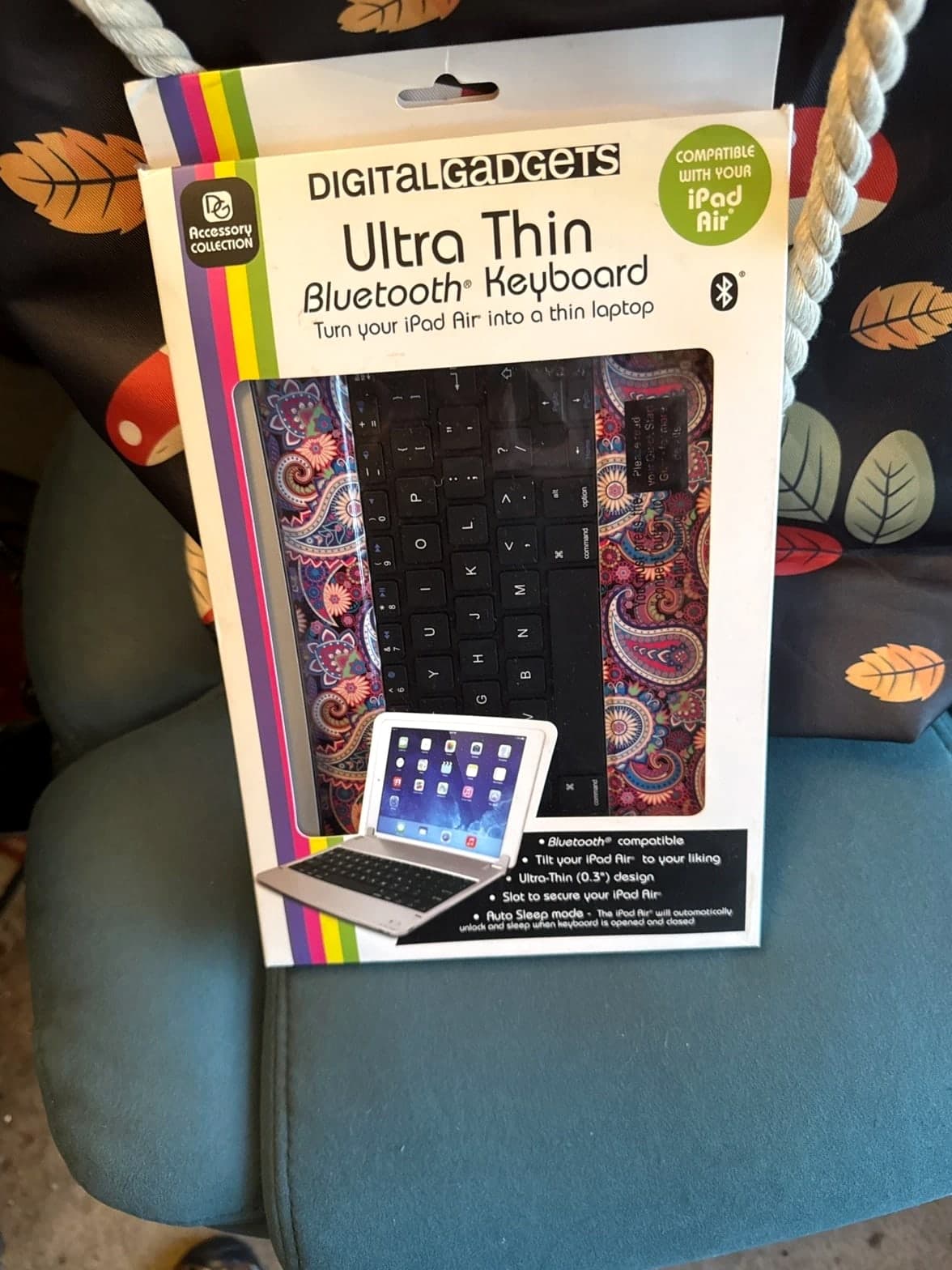 Digital Gadgets Ultra Thin Bluetooth Keyboard for iPad Mini - Open Box, Never Used