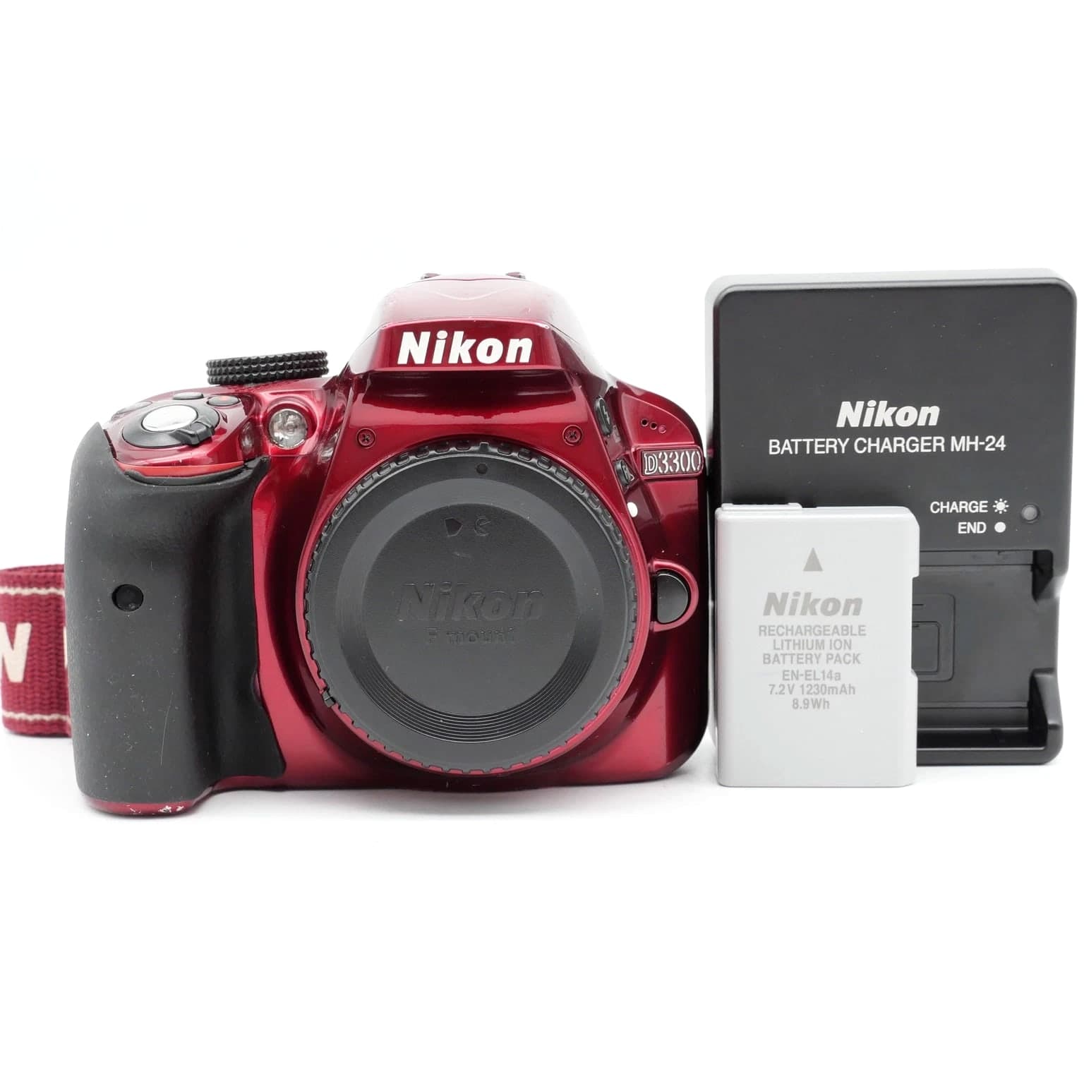Nikon D3300 Digital SLR Camera - Red (Body Only) - #071