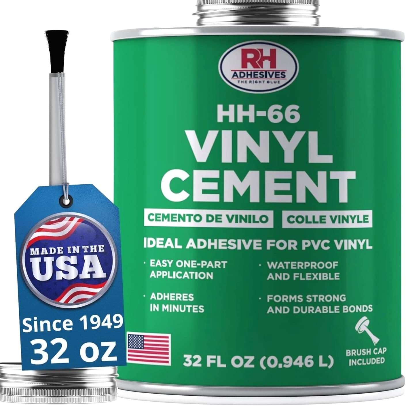 HH-66 Vinyl Cement - Flexible Glue for Tarps and Pool Liners