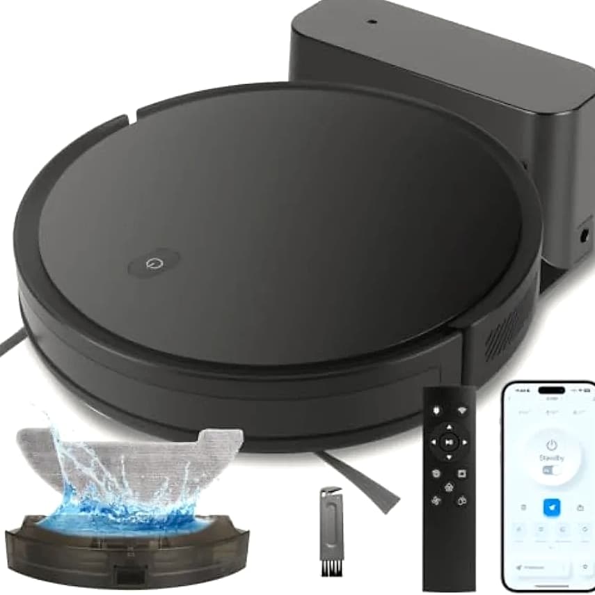SHXI 2-in-1 Robot Vacuum and Mop Combo 3500 Pa