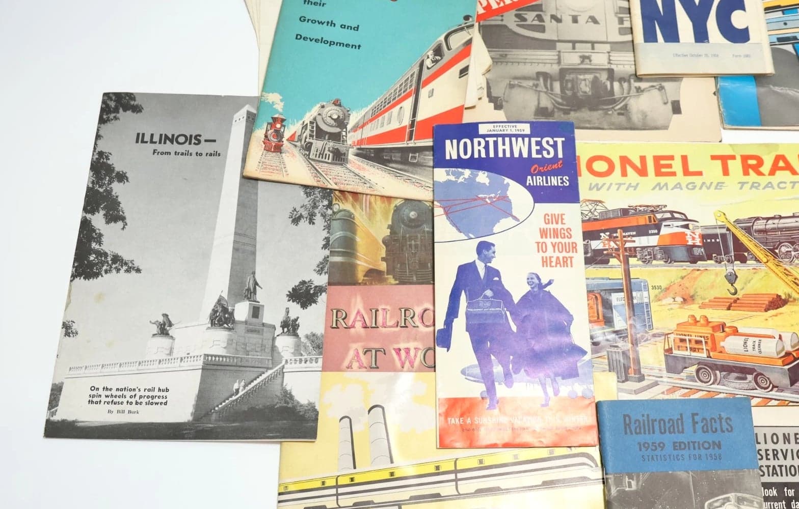 HUGE Lot of Misc. Manuals & Catalogs - Trains and Model Trains