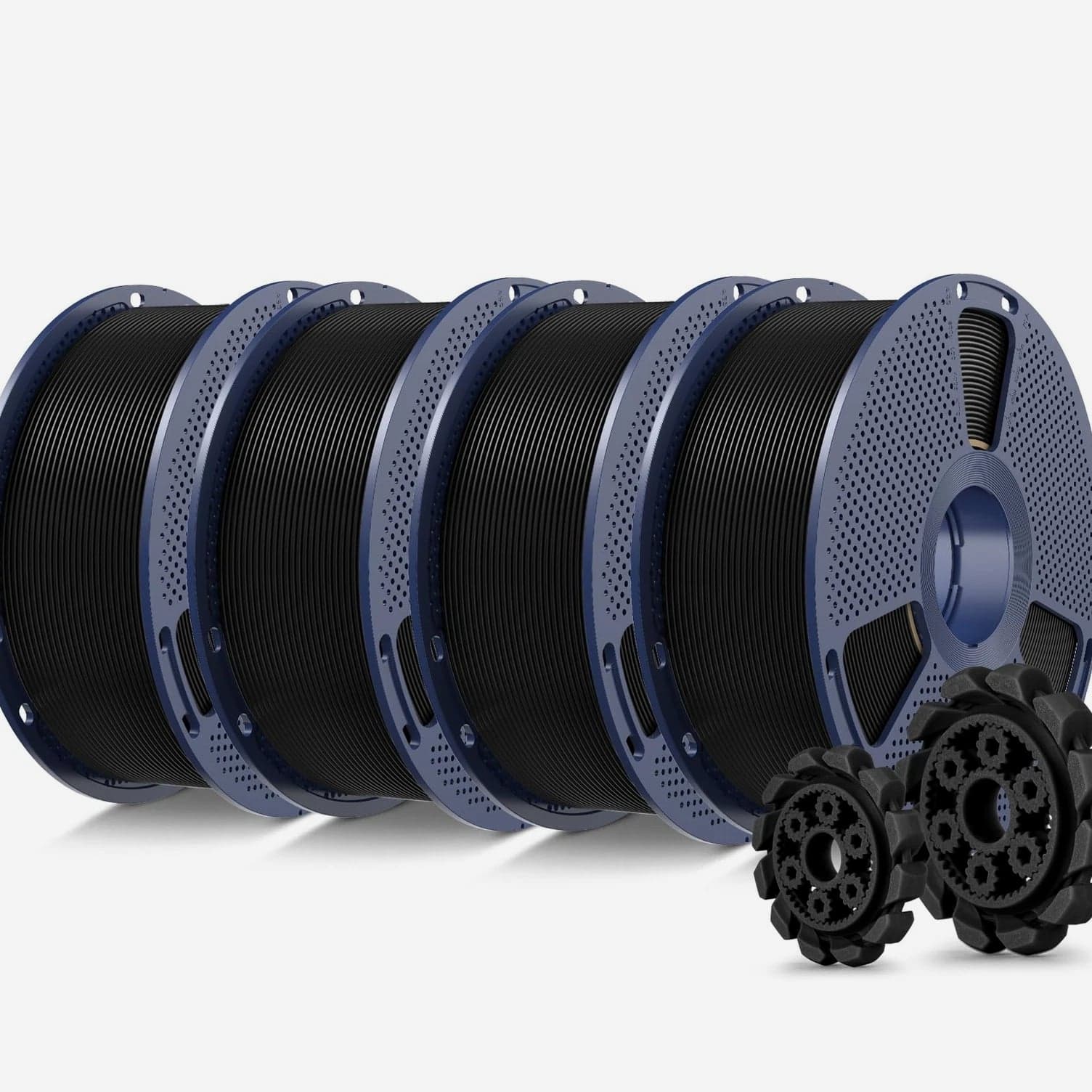 PLA+ 2.0 3D Printer Filament Bundle, 4KG Upgrade 1.75mm, Tougher...