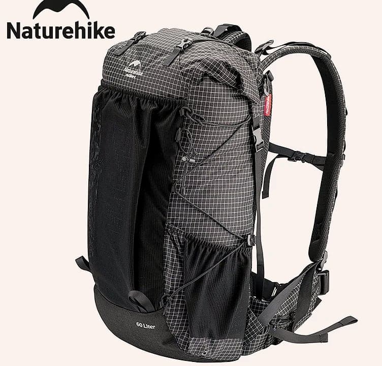 Naturehike 60+5L Mountain Backpack Hiking Travel Bag