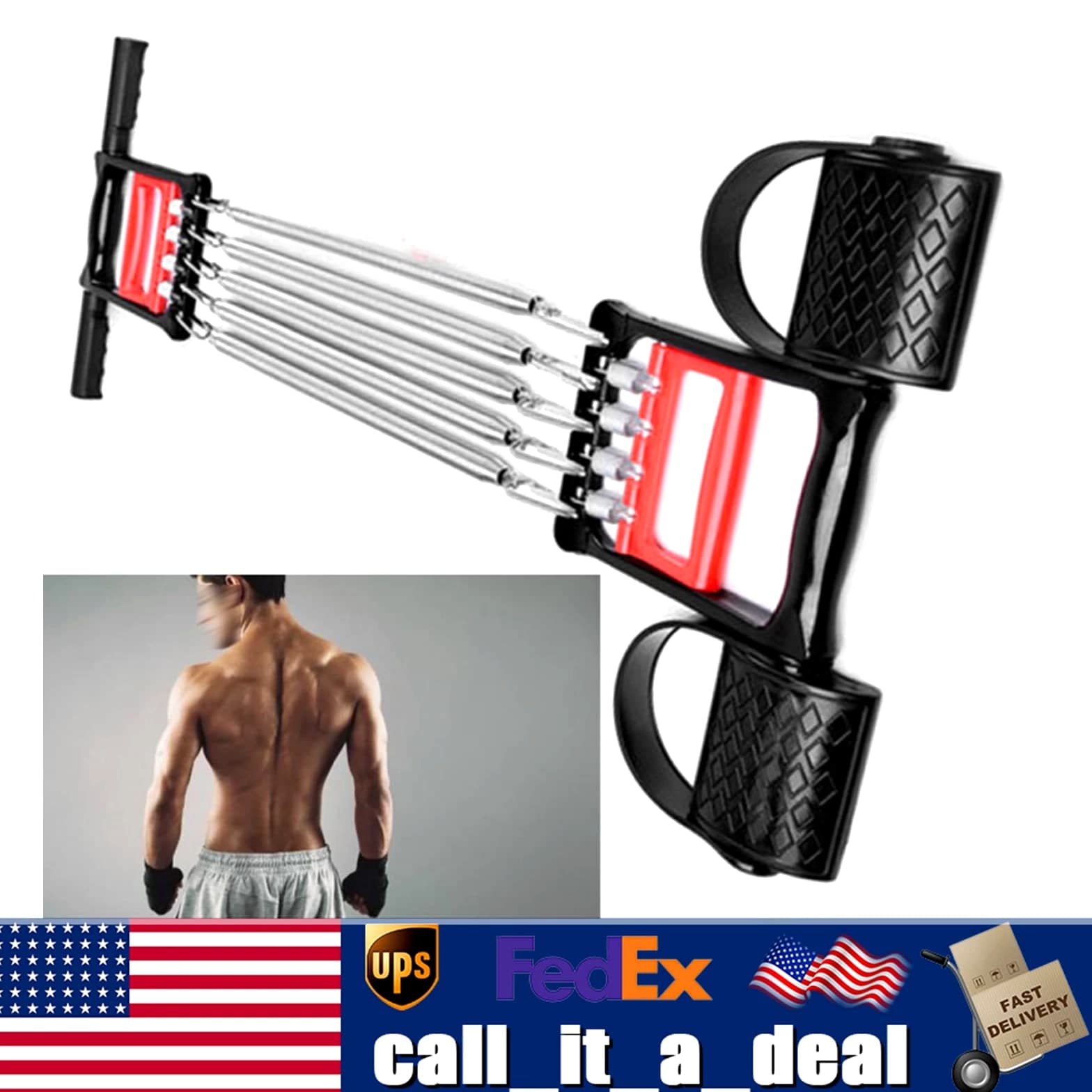Abdominal Fitness Sit-Up Pull Rope Exercise Machine - Workout Equipment Indoor Gym