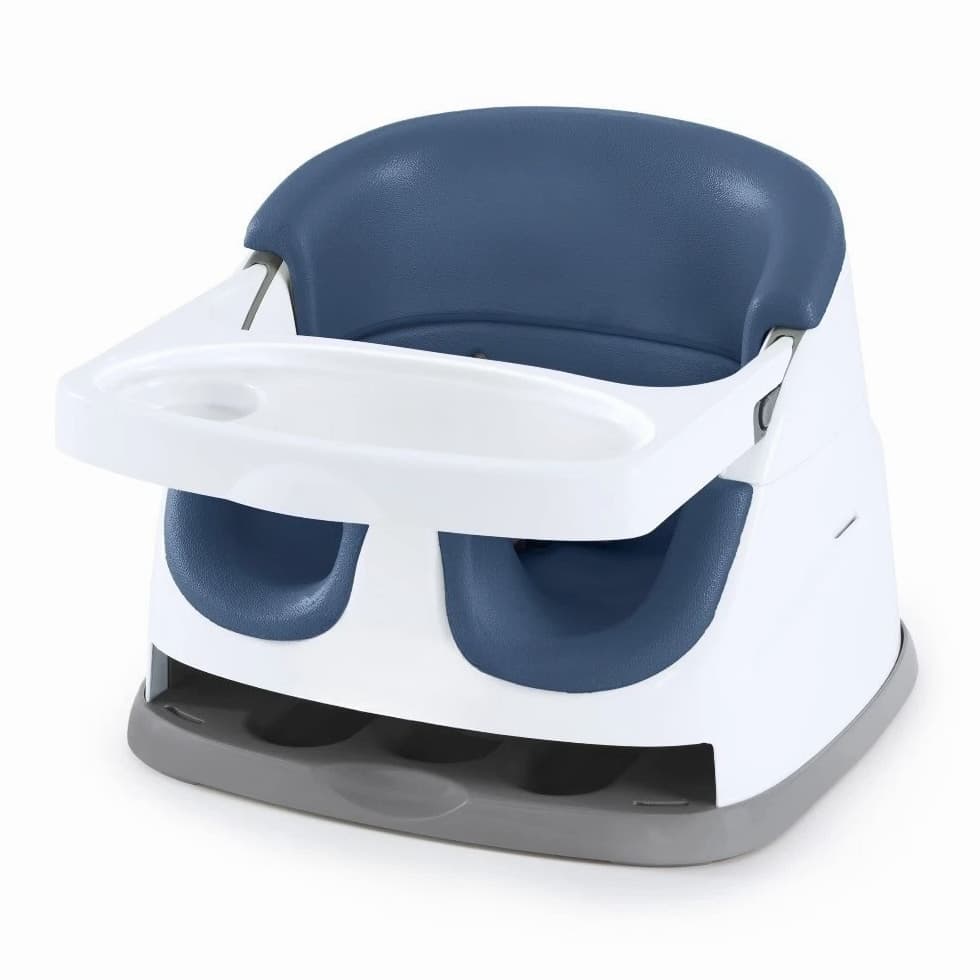 Baby Base 2-in-1 Booster Feeding High Chair and Floor Seat with Self-Feeding