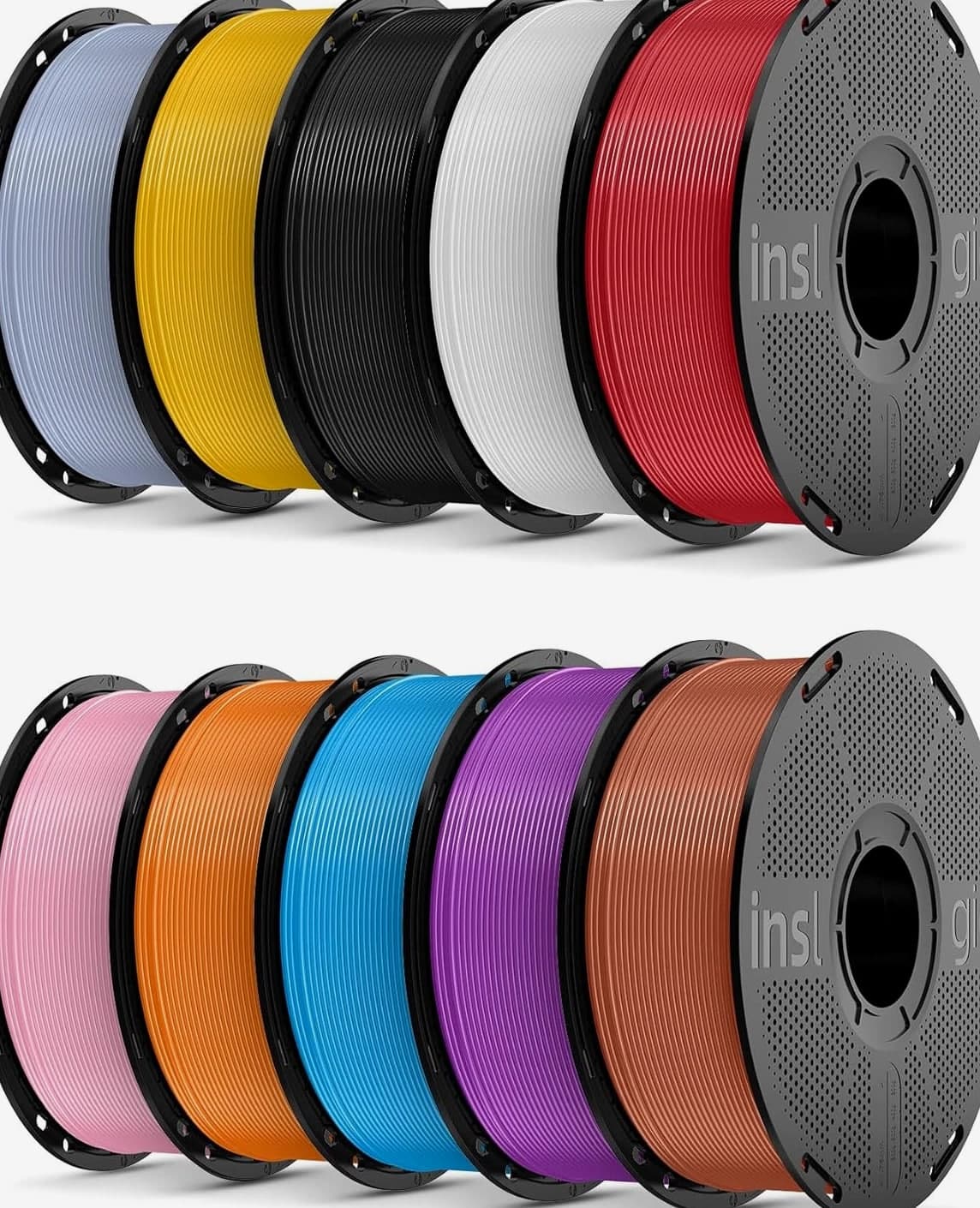 3D Printing Filament Silk PLA Bundle Multicolor, Silky Smooth Finish