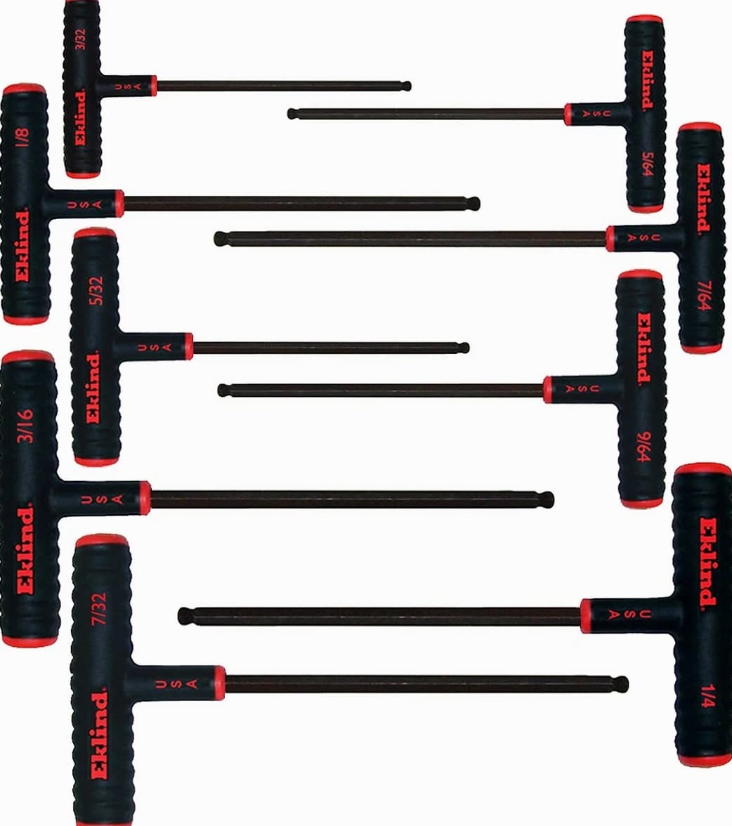 60809 Power-T Handle Ball-Hex Key Allen Wrench, 9 Piece Set