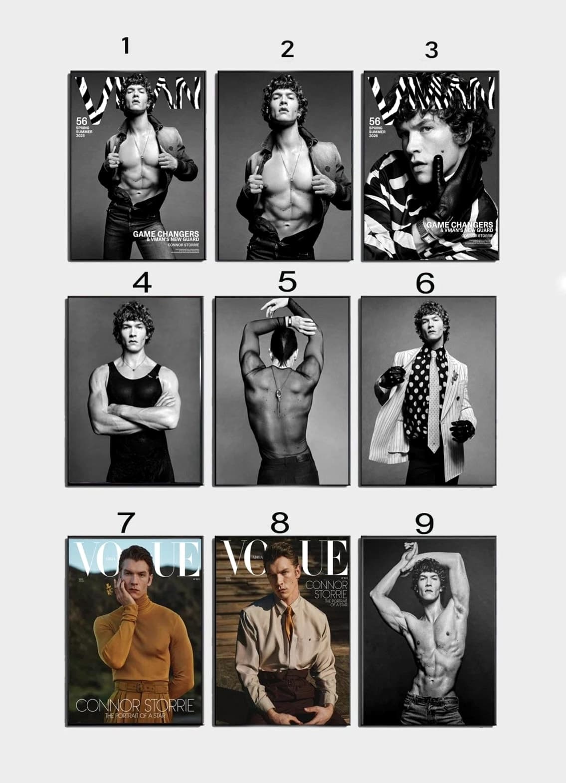 Star Connor VMAN Magazine 2026 Cover Poster - Unframed
