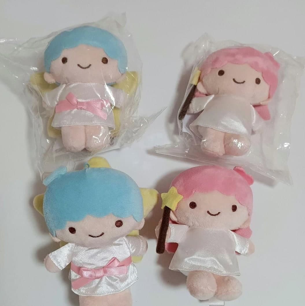 Sanrio Kiki Lala Plush Mascot Set, 4pc Keio Plaza Hotel Tama Novelty Edition