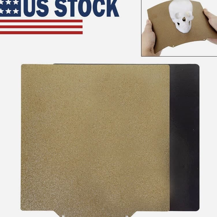 Kingroon KP3S Magnetic PEI Build Plate Heated Bed Sticker Spring Steel Sheet