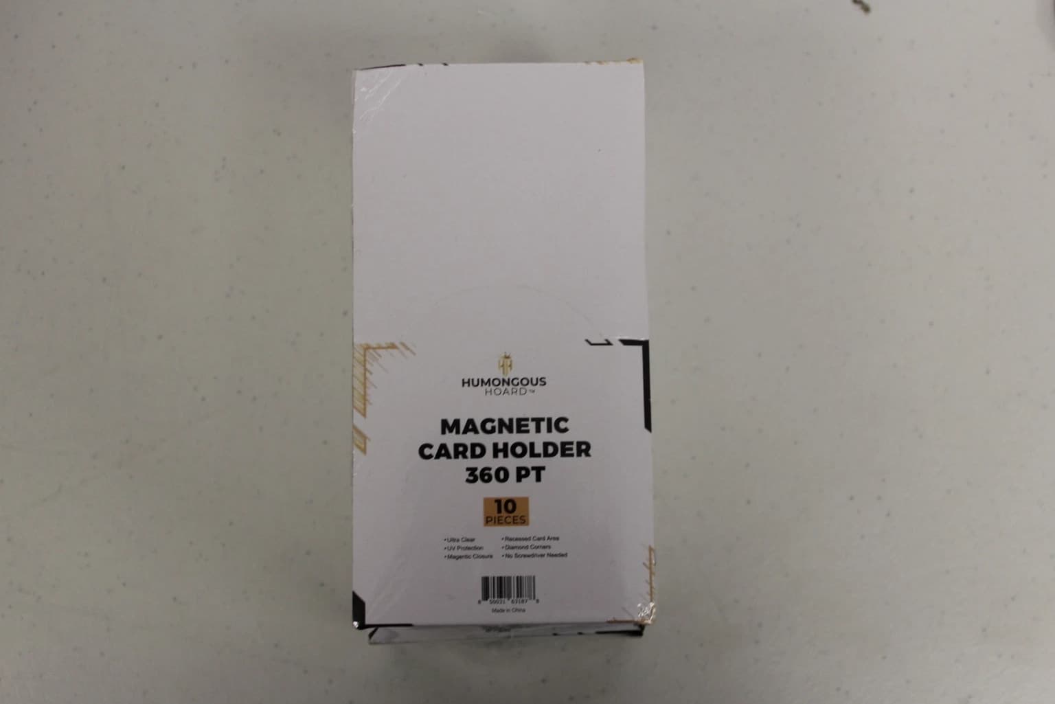 (10) 360Pt Magnetic Card Holders w/UV Protection Humongous Hoard Box