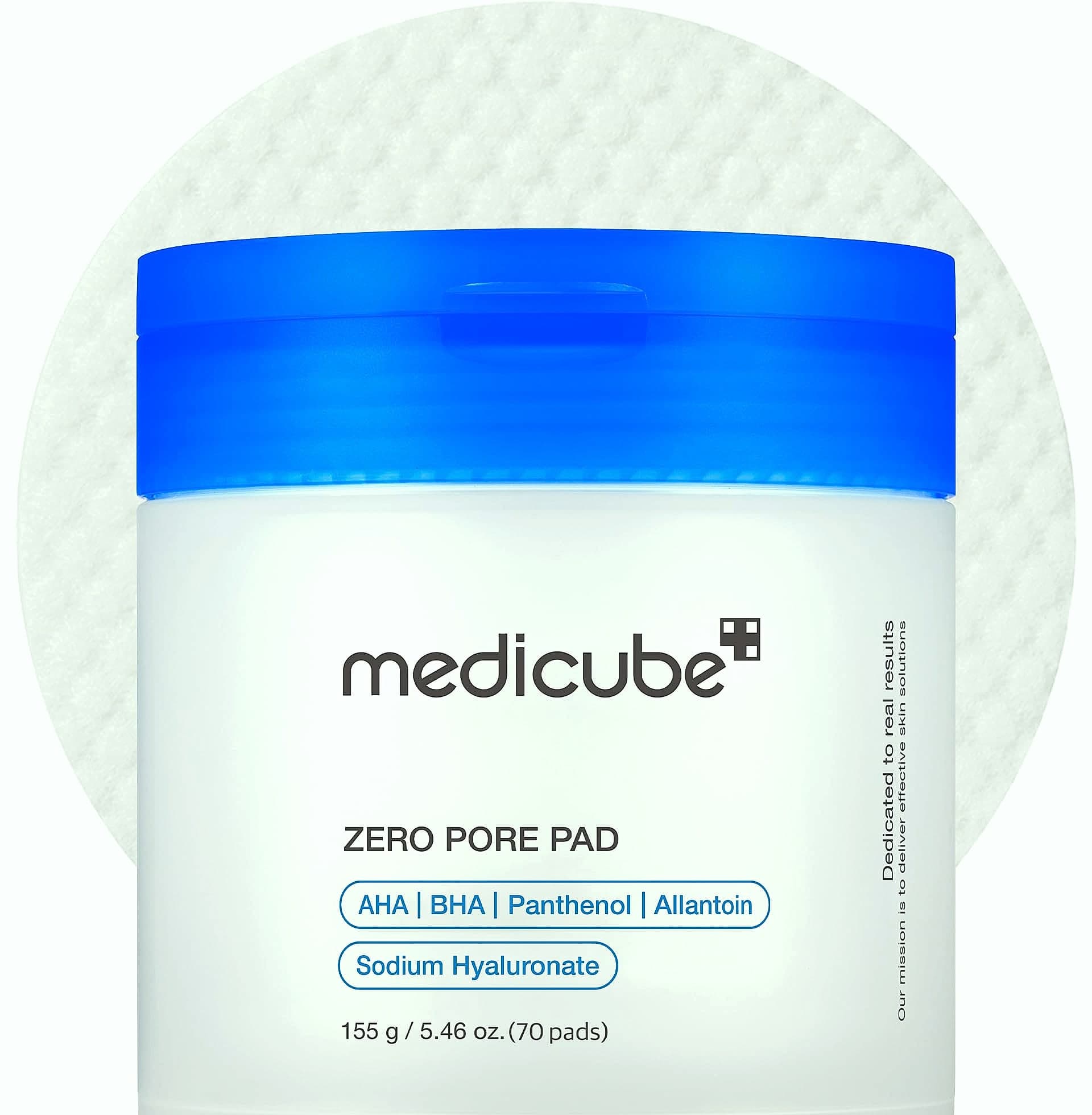 Medicube Zero Pore Pad 2.0 Exfoliating Toner Pads, 70 Count