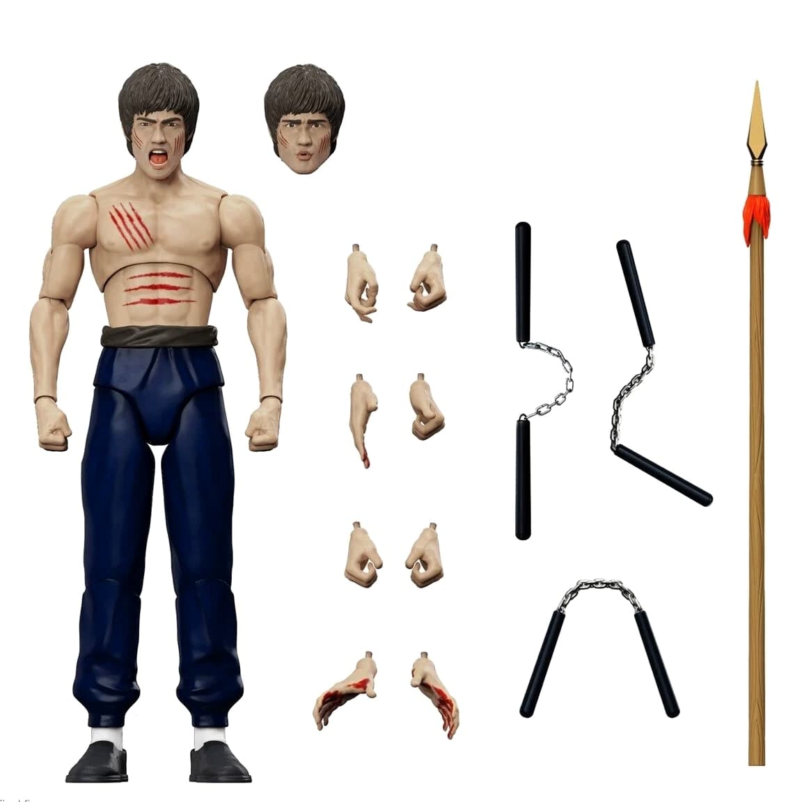Super 7 Bruce Lee Fighter Kung Fu Movie Collection Action Figures 7 Inch