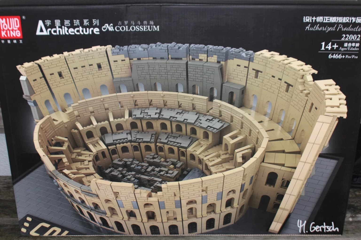 SALE - OO Mould King 22002 Architectural Colosseum Clamping Blocks 6466 pcs NEW