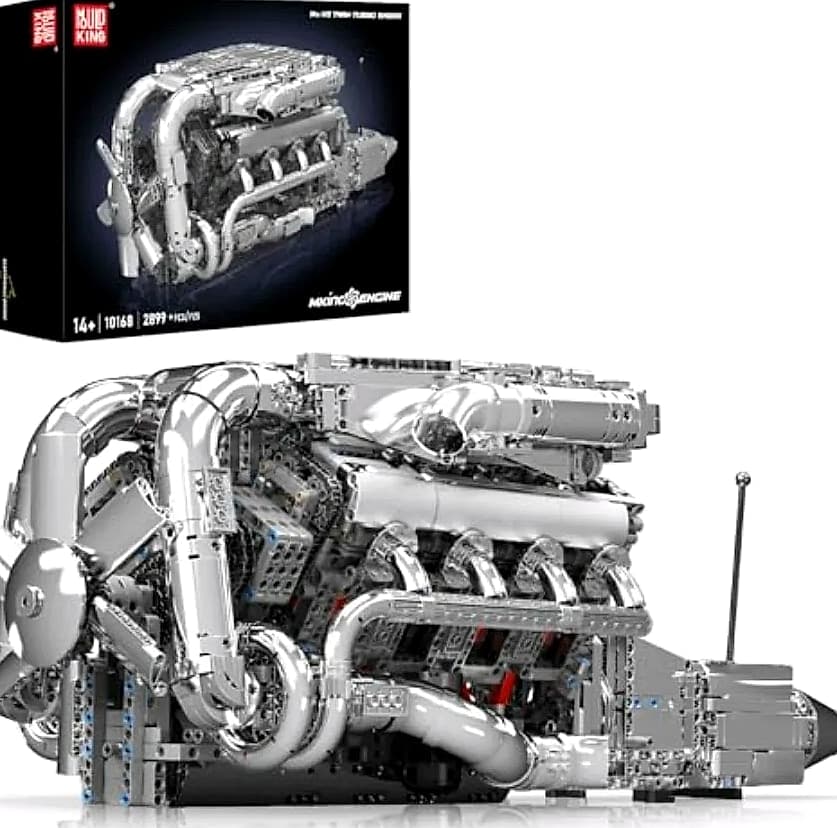 Mould King V8 Twin-Turbo Engine Model Kit 2899 Pieces