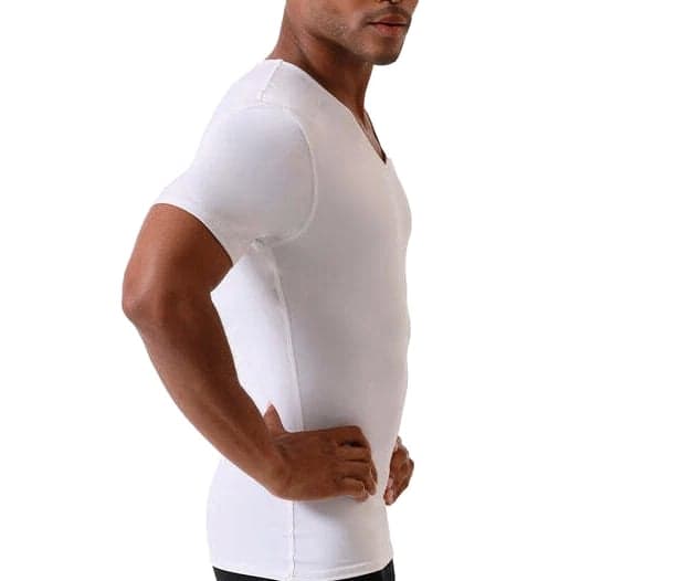 Insta Slim - Medium Compression Activewear V-Neck Undershirt for Men